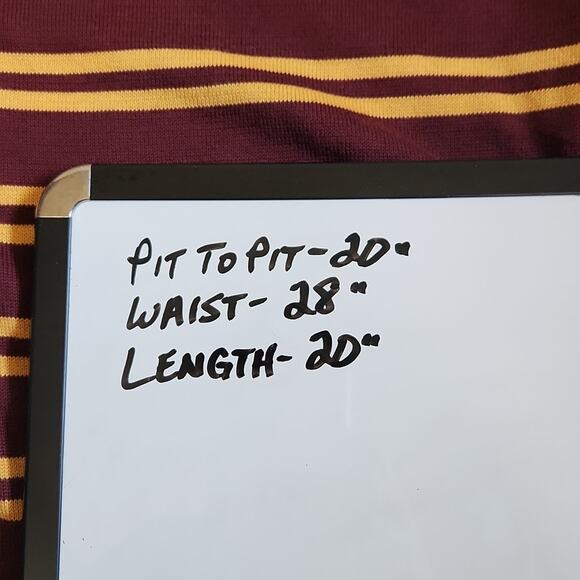 Abercrombie & Fitch Men's Burgundy & Gold Pima Cotton Long Sleeve Sweater SM Y2K - Picture 9 of 9